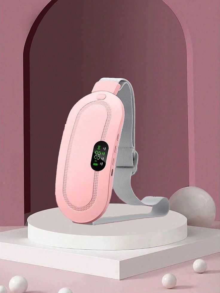 "Portable Electric Cramp Relief Pad – Adjustable Heat Belt for Period Pain, Cramps & Muscle Relaxation" with 4 massage des