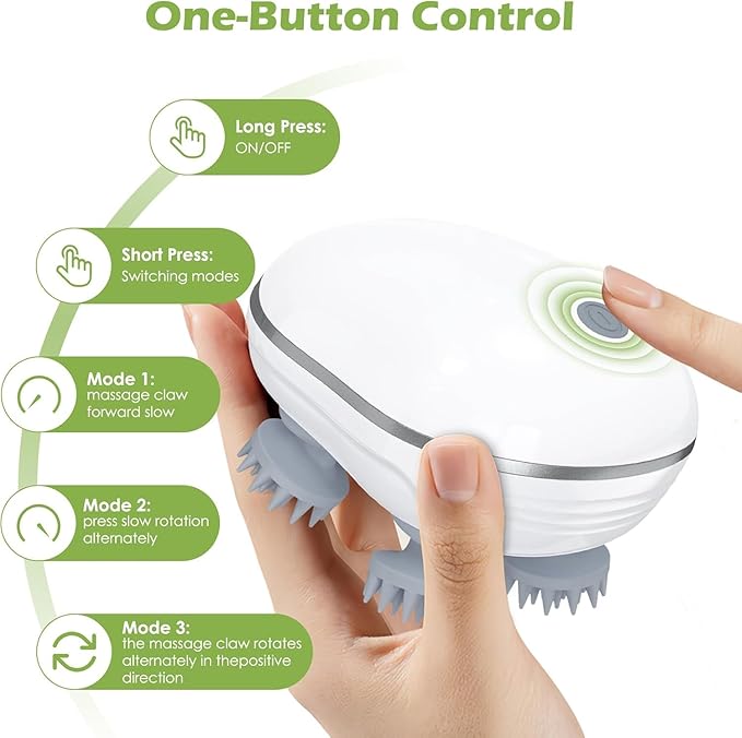 Head Massager For Scalp, Scalp Massage, Electric Scalp Massager, Hair Massager For Hair Growth, Body Massager